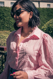 SEVEN WONDERS Pink broderie Knowles Blouse